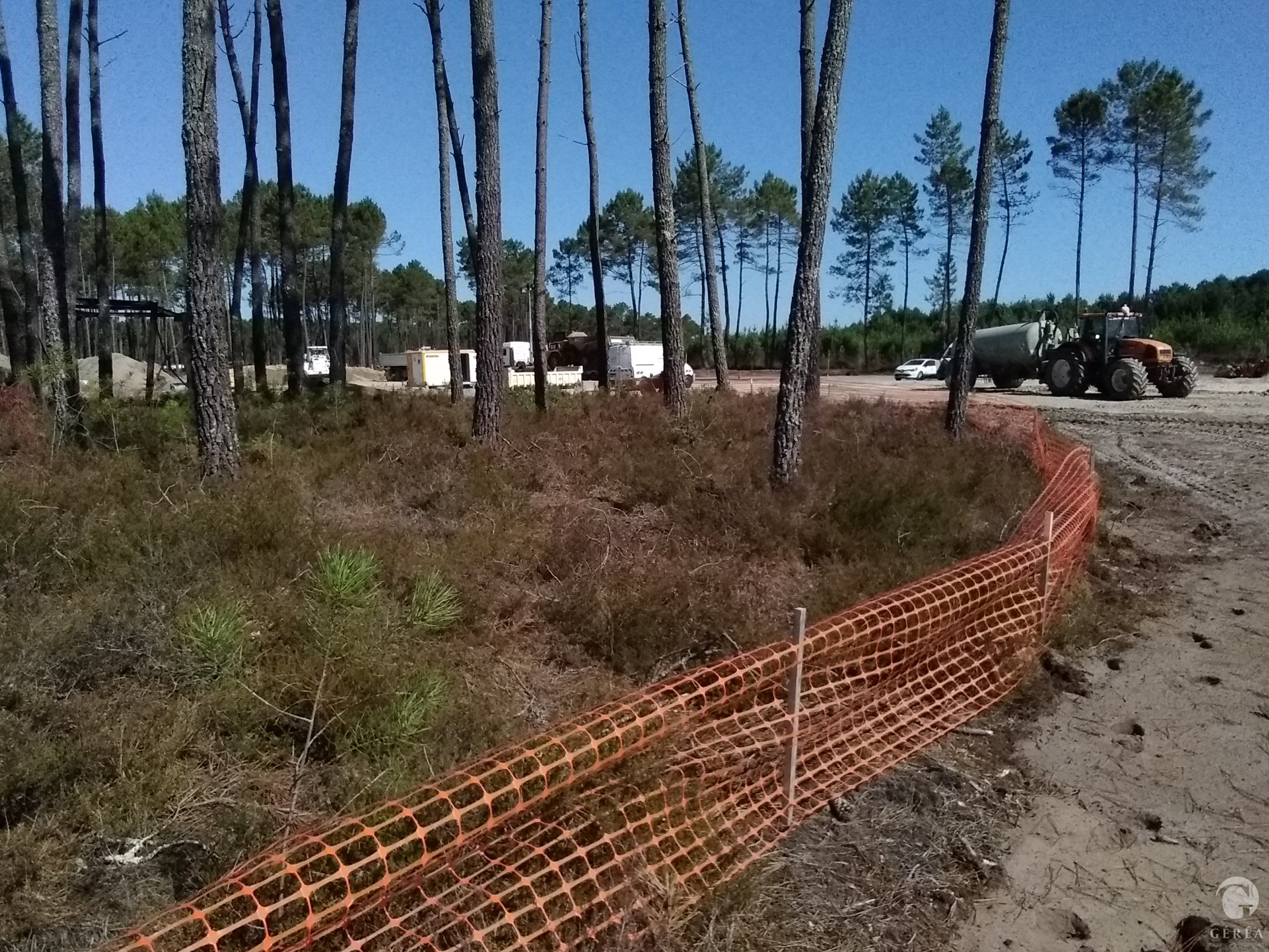 Activité Géréa Construction du Center Parc Pindères et Beauziac (47)