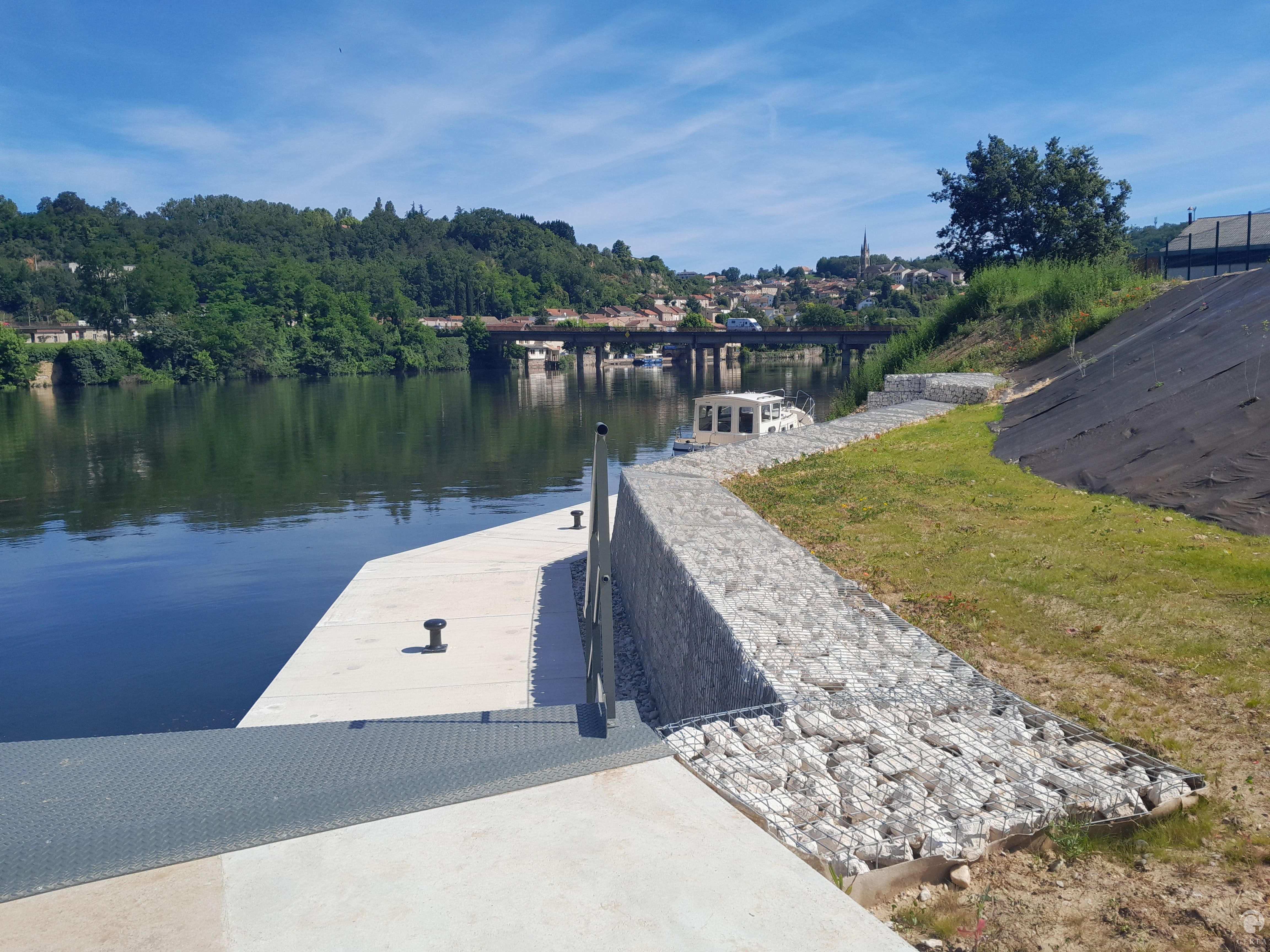 Activité Géréa CD47 - Suivi travaux de franchissement de barrage (47)