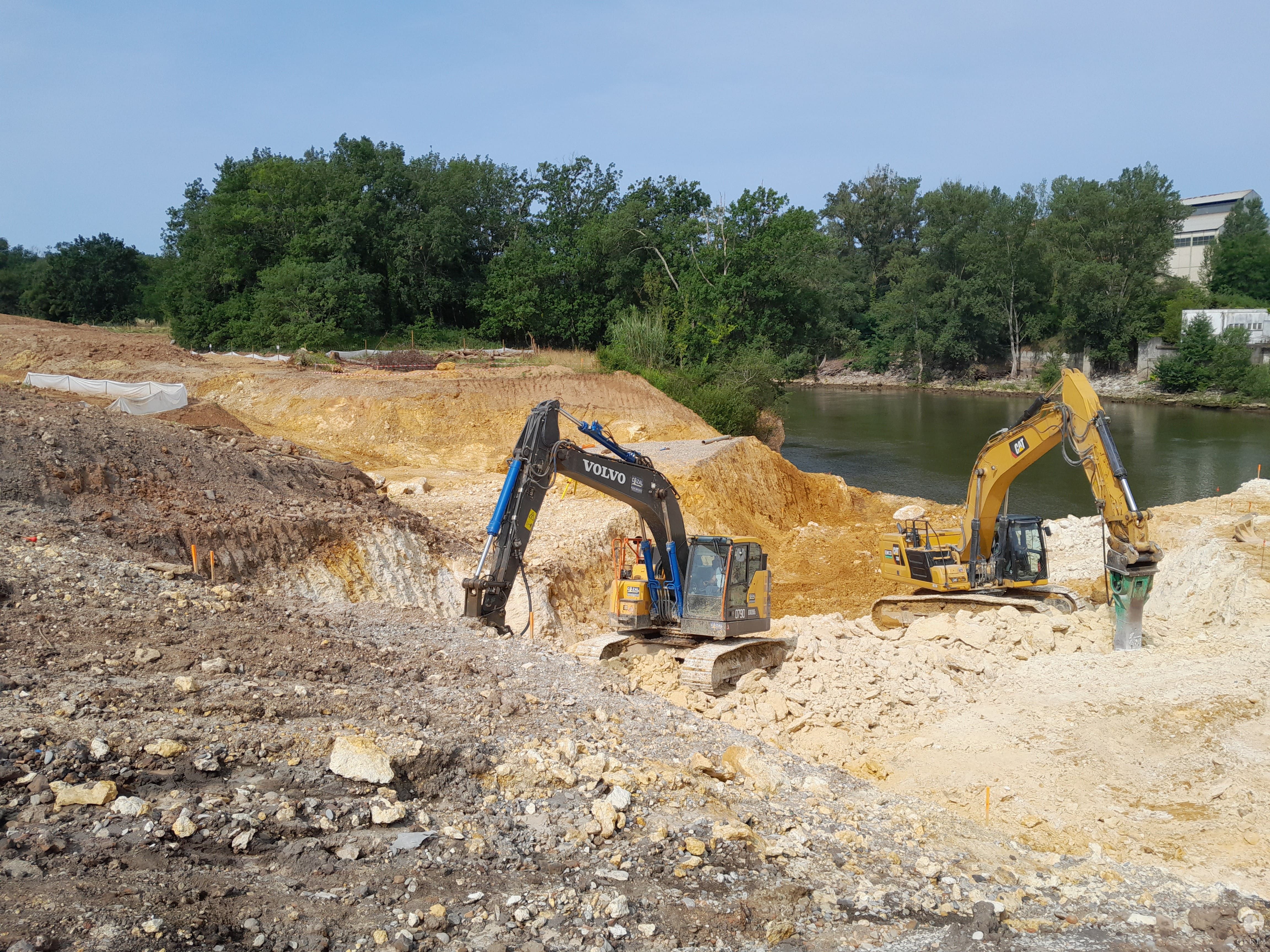 Activité Géréa CD47 - Suivi travaux de franchissement de barrage (47)
